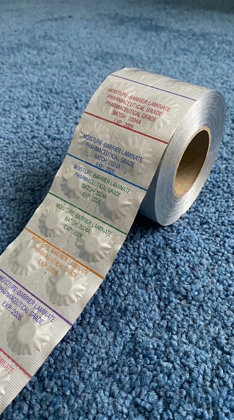 Print-ready foil: registering colour at 9 microns