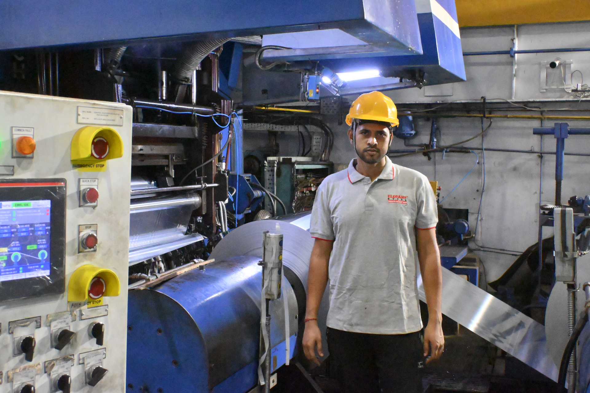 Operator at Rolling Line