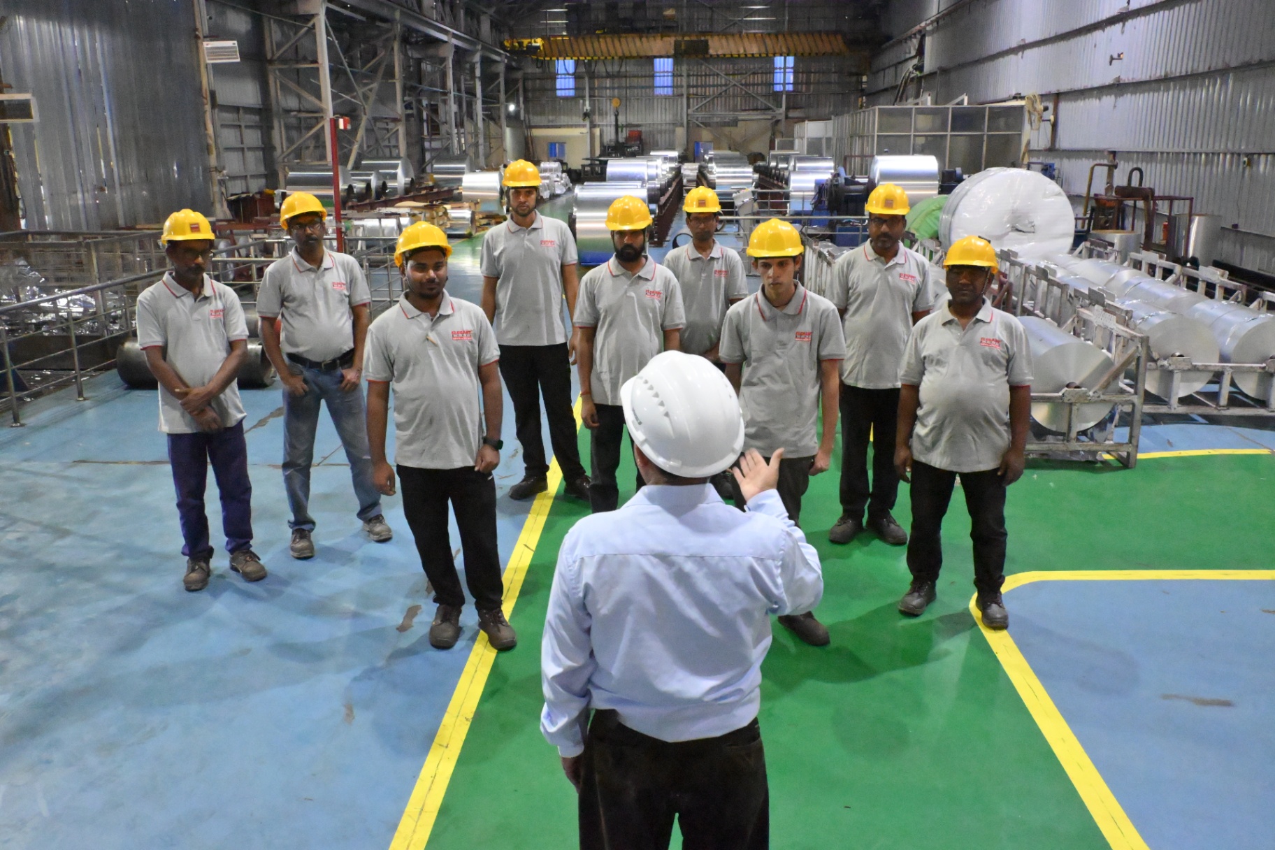 Safety Briefing on the Floor