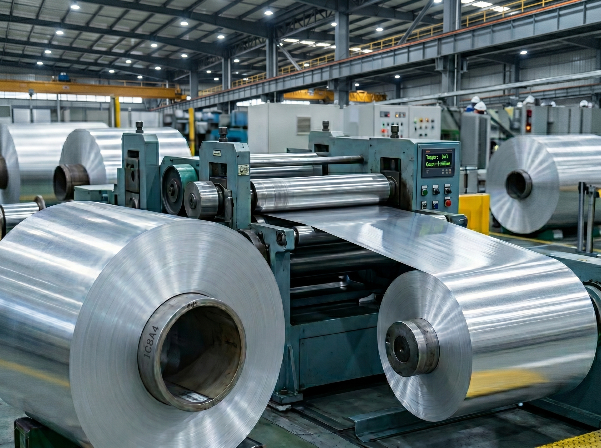 Aluminium foil rolling mill at India Foils production facility